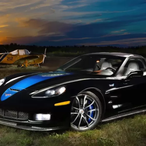 Light Painting car and plane