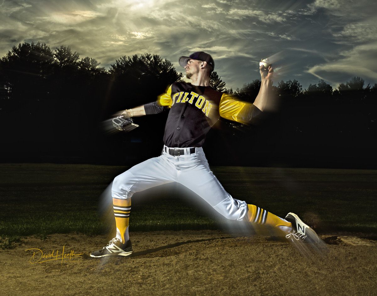 High School Senior Hockey Portrait