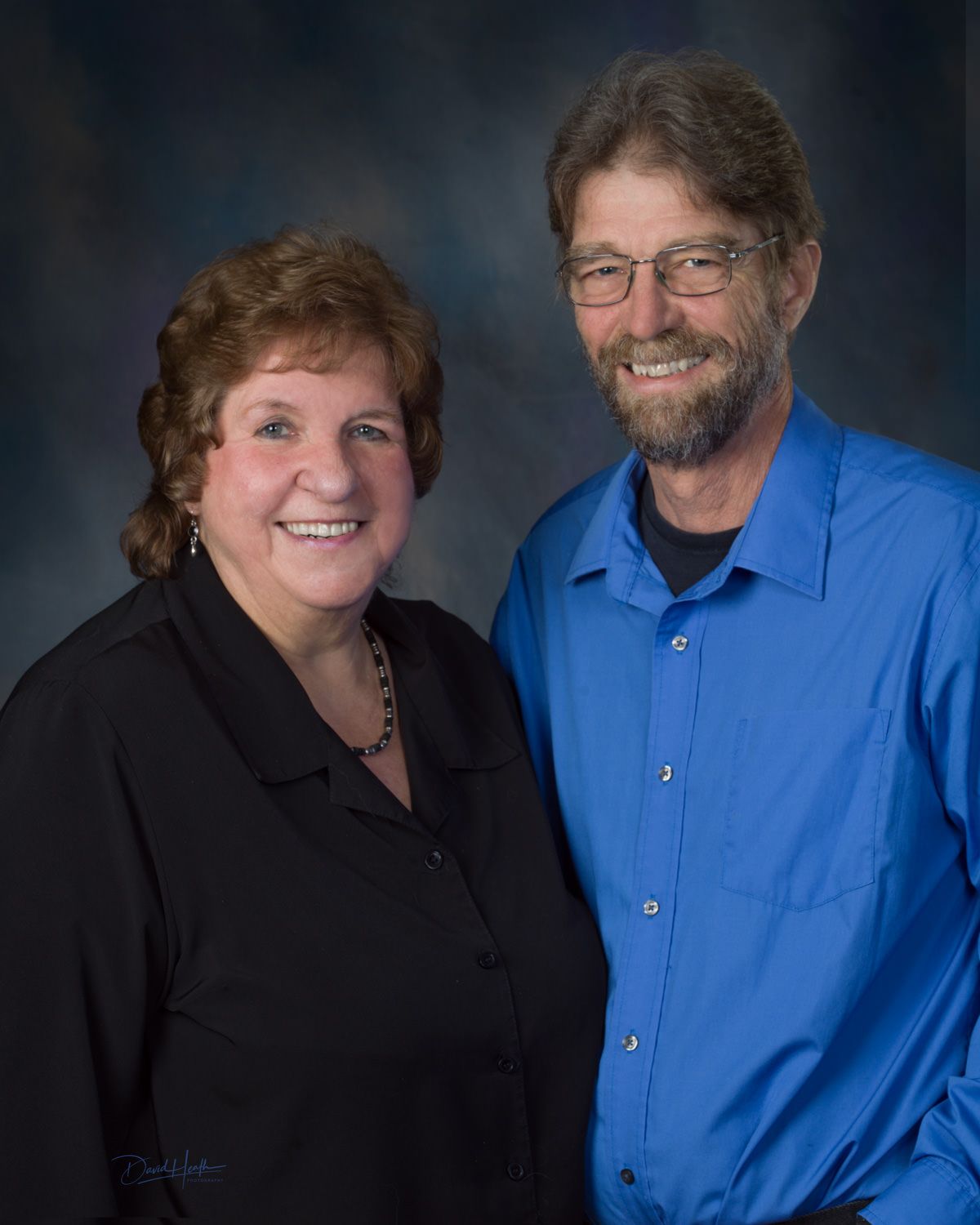 Couple indoor portrait