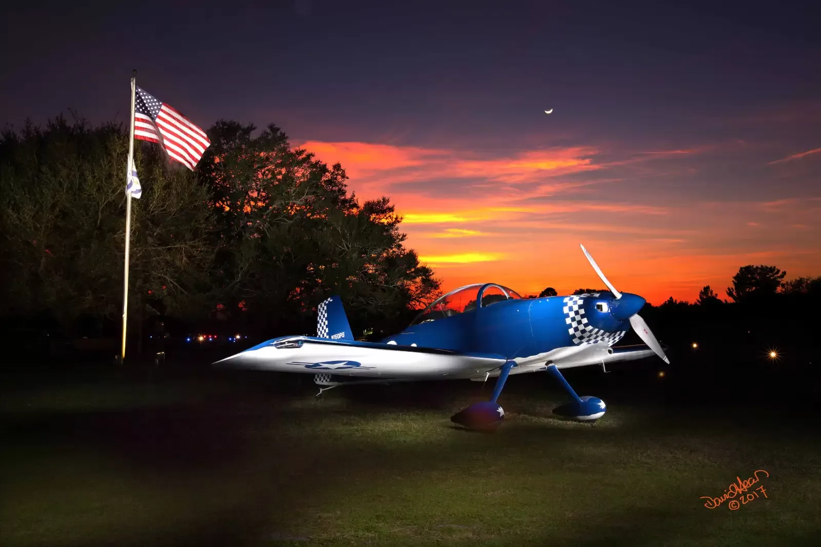 Paint Lighting RV8 Plane